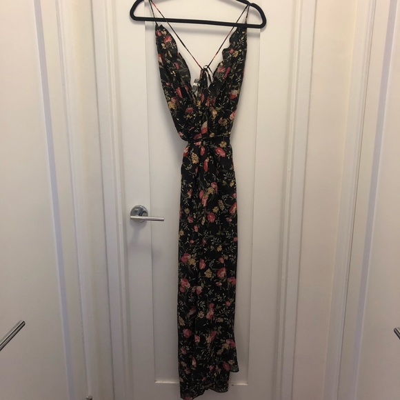 Reformation Hayworth Black Dress Carondelet XL - Picture 6 of 7